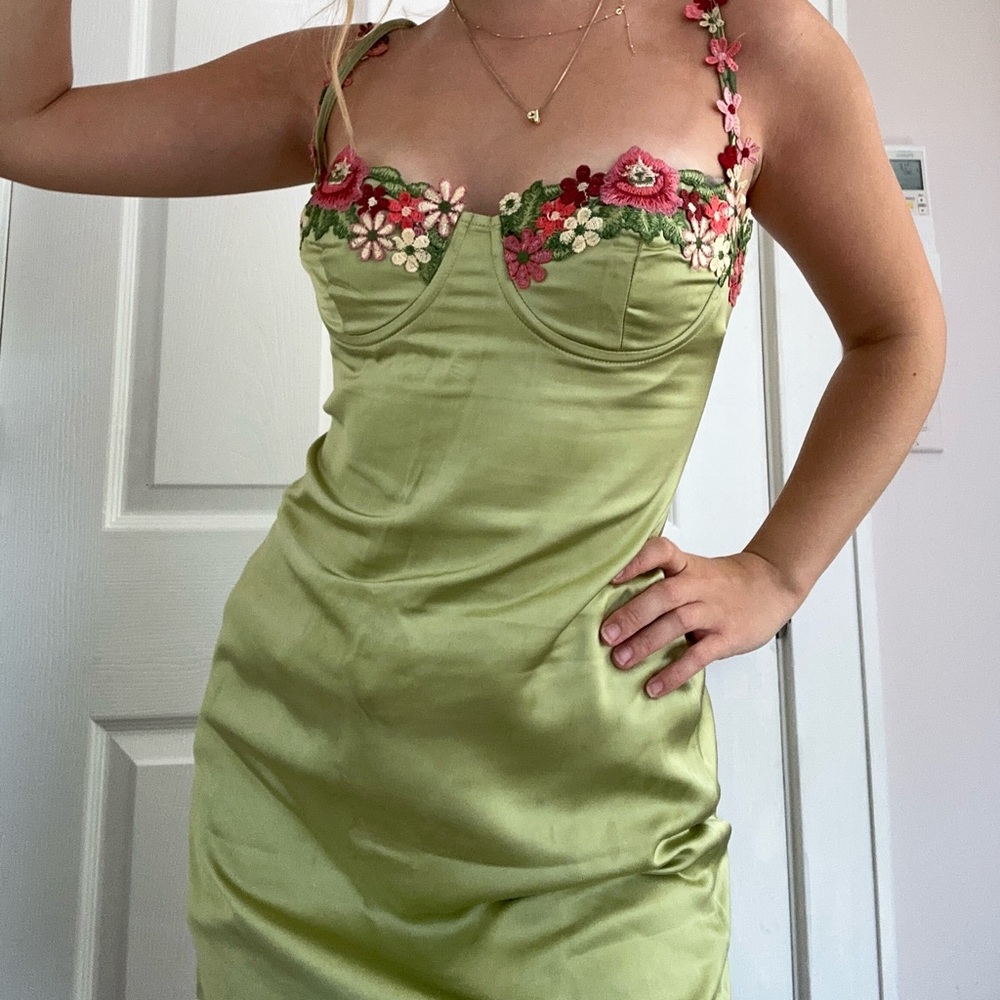 Princess polly dress floral embroidery